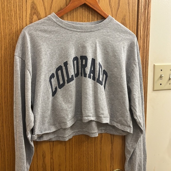 Brandy Melville Colorado Grey Long sleeve top - Picture 3 of 8